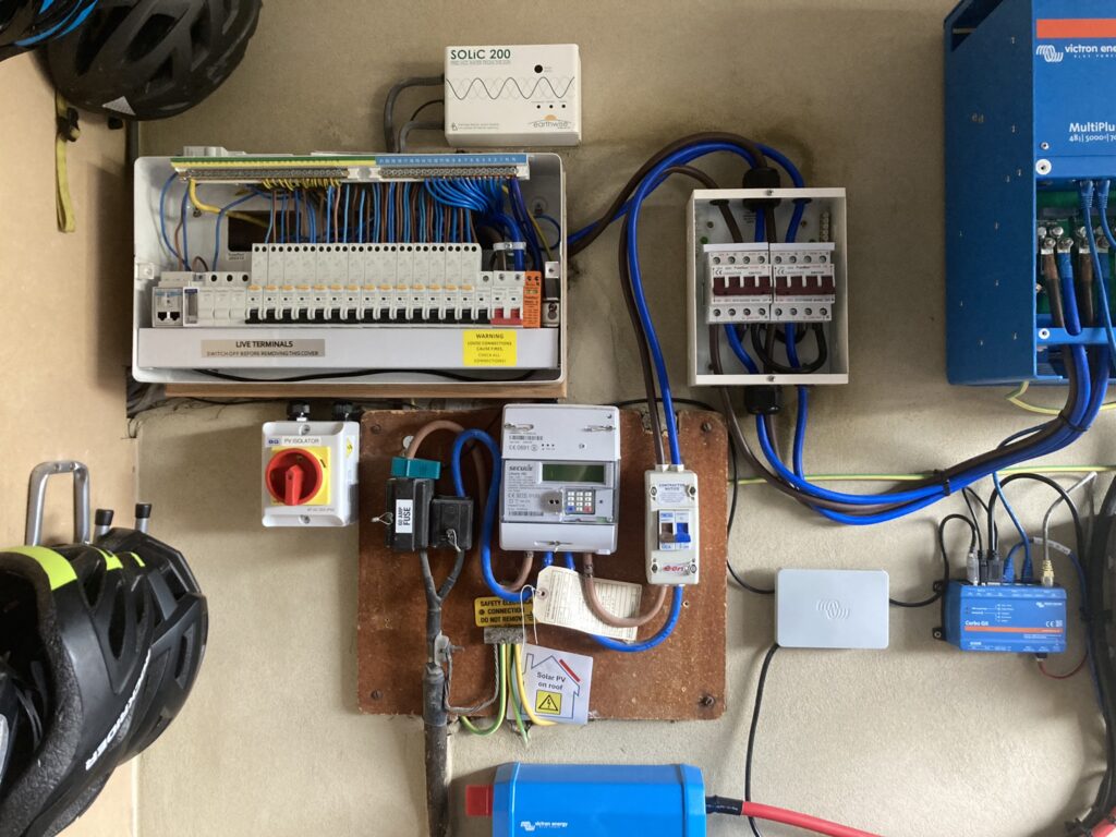 A consumer unit installed on premises